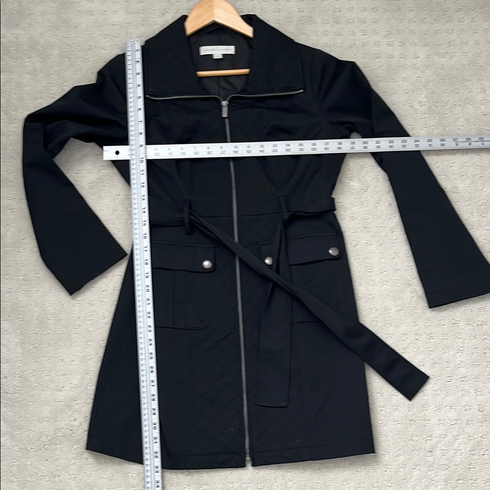 Women's Black Belted Jacket
